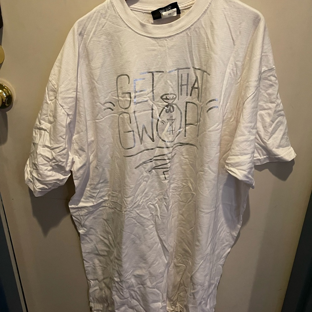 Algierz White Graphic T-Shirt - Get That GWOP